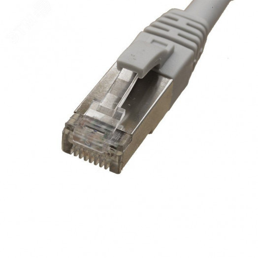 Патч-корд FTP 6 4x2 24AWG (7x0.2mm) Cu LSZH серый 2м