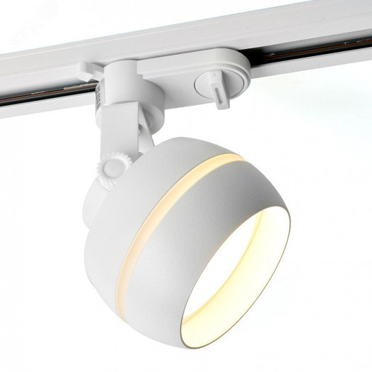 Светильник трековый на шинопровод ДПО GX53 без лампы белый
