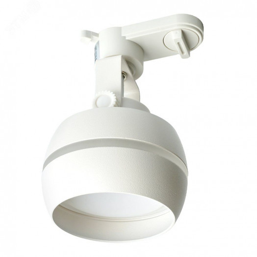 Светильник трековый на шинопровод ДПО GX53 без лампы белый