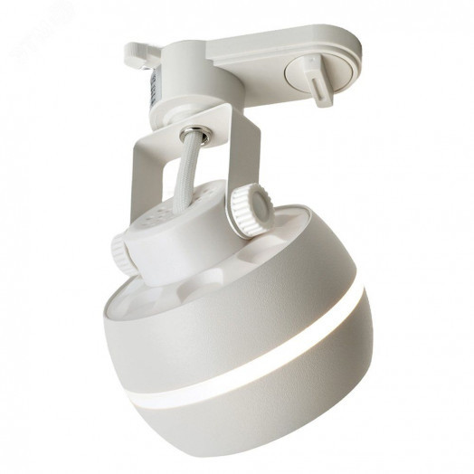 Светильник трековый на шинопровод ДПО GX53 без лампы белый