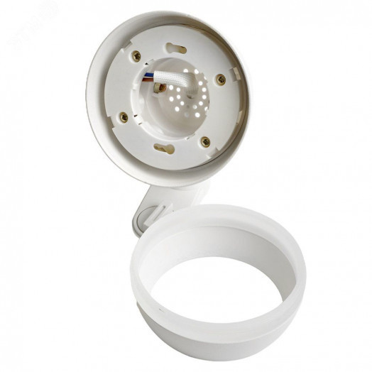 Светильник трековый на шинопровод ДПО GX53 без лампы белый