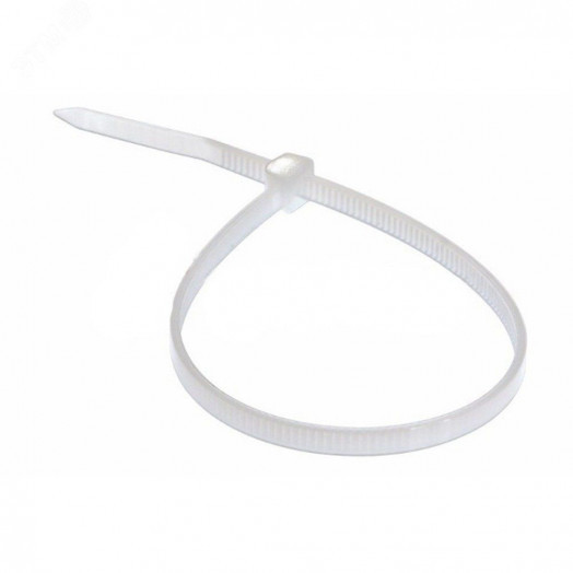 Стяжка нейлоновая 3.6х200 белый (100 шт.)