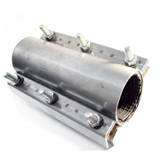 Хомут ремонтный 76-89 Х065 двухсоставной          неоцинкованный для водоснабжения