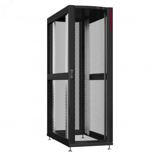 Шкаф серверный 45U 600х1070 передняя дверь: одностворчатая перфорированная IP20. задняя дверь: одностворчатая перфорированная IP20. боковые панели: без. цвет: черный RAL9005 