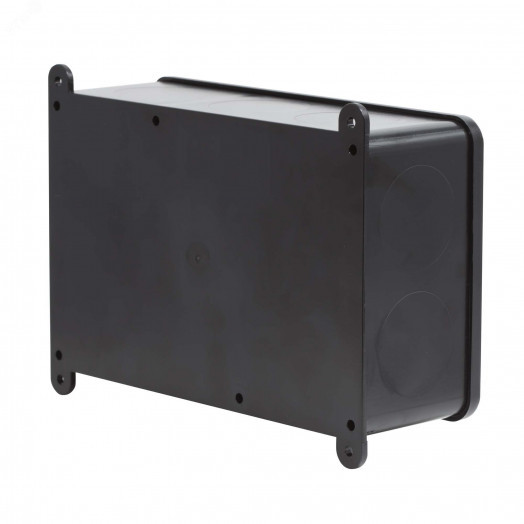 Коробка индустриальная 203х128х69 мм, IP68 с      гладкими стенками, черная