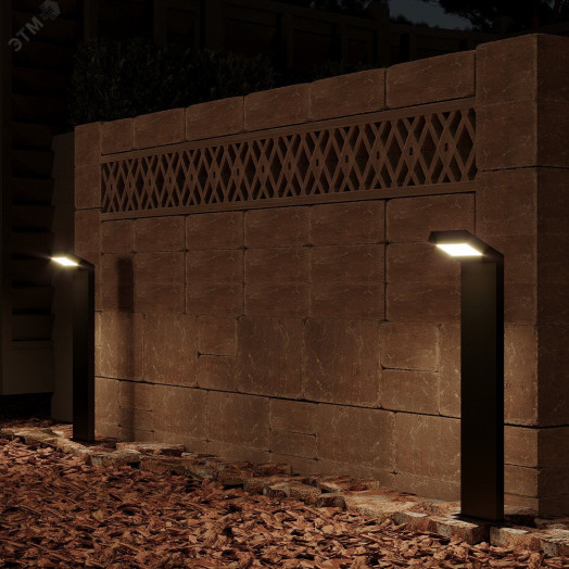 Светильник садово-парковый НТУ 10 Вт 600 Лм 4000К столб 170-240 В IP54 134х134х580 мм Electra Gauss