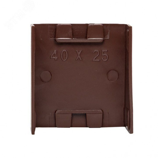 Соединитель (40х25) (4 шт) Plast под темное дерево