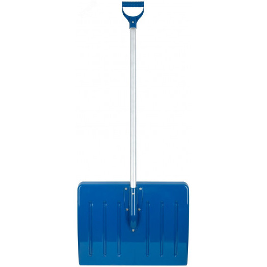 Лопата для уборки снега Профи поликарбонатная, алюминиевый черенок, большая 550х420х1350 мм
