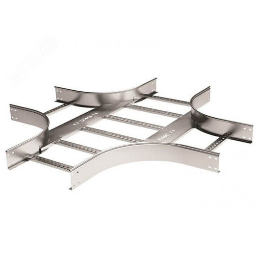 Ответвитель Х-образный 50х200 R-600, лонжерон 1,5 мм,  в комплекте с крепежными элементами и соединительными пластинами, необходимыми для монтажа