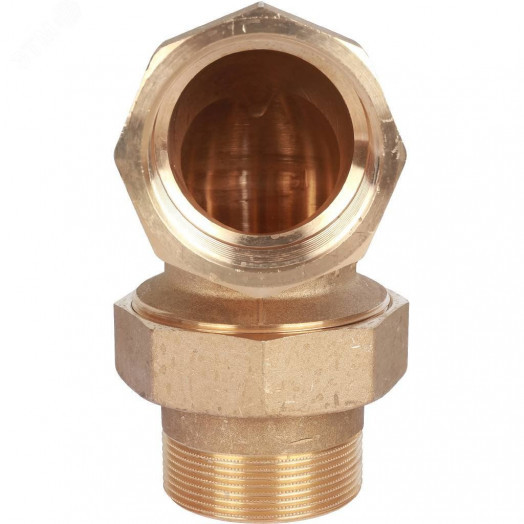 Соединение разъемное угловое 'американка' ВН, уплотнение под гайкой o-ring кольцо 2'