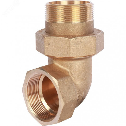 Соединение разъемное угловое 'американка' ВН, уплотнение под гайкой o-ring кольцо 2'