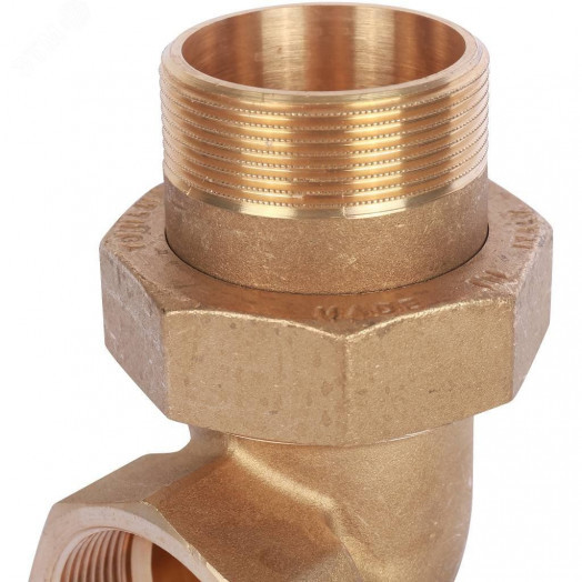 Соединение разъемное угловое 'американка' ВН, уплотнение под гайкой o-ring кольцо 2'