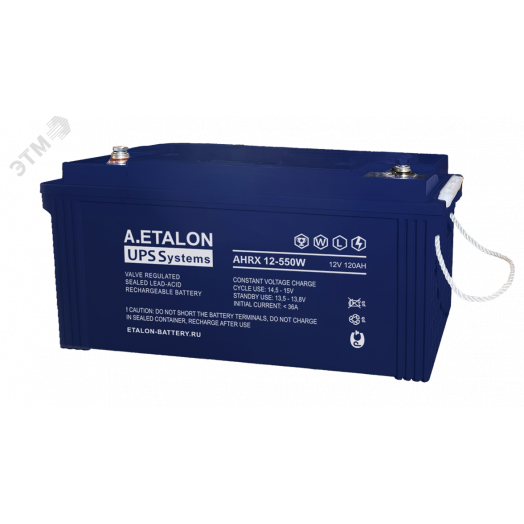 Аккумулятор А.ETALON AHRX 12В 120 А/ч 550W