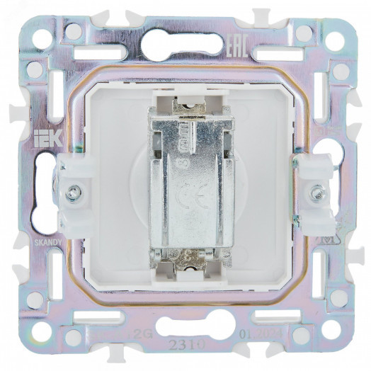 SKANDY Розетка TV оконечная SK-A12G графит IEK