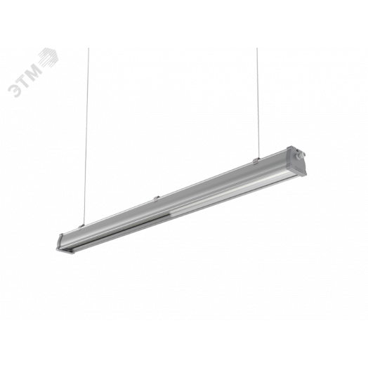 Светодиодный светильник VARTON Айрон GL CLEANpro 62 Вт 5000 K 1180х86х76 мм класс защиты IP67 15° рассеиватель закаленное стекло