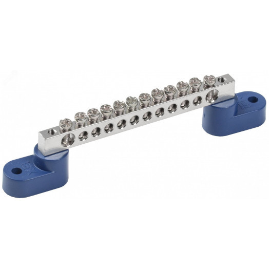 Шина N ''ноль'' на двух угловых изоляторе Ni ШНИ-6х9-12-У2-С