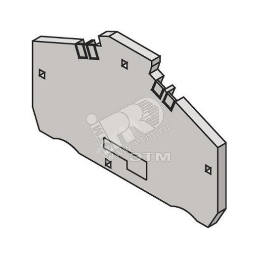 Изолятор торцевой FED5.I.3L D2.5/5.I...L