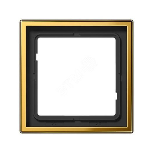 Рамка 1-я для горизонтальной/вертикальной установки  Серия- LS990  Материал- металл  Цвет- золото