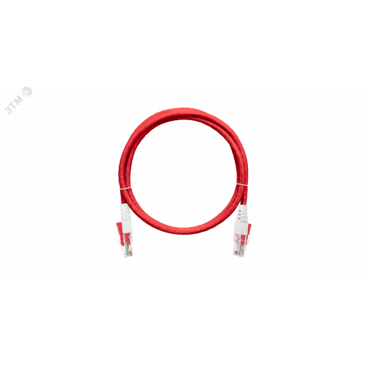 Патч-корд с замком U/UTP 4 пары Кат.6 2хRJ45/8P8C T568B 7х0195мм LSZH 1м