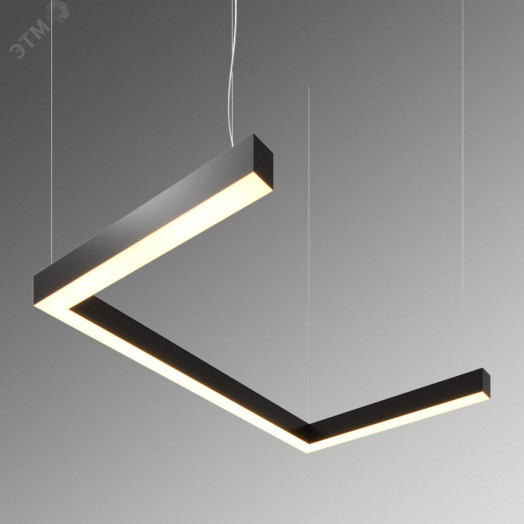 Светильник светодиодный RVE-LBX-SYMBOL-П-700-P (Символ П 700х700х100мм 49Вт Подвесной 4000К Белый)