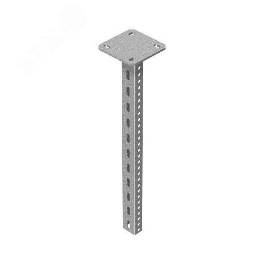 Стойка потолочная сварная для средних нагрузок 30х50х1400 мм, толщ. 2,5 мм, гальван. цинк