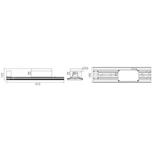Светодиодный светильник Diora Unit Ex 180/20500 K10 5K консоль