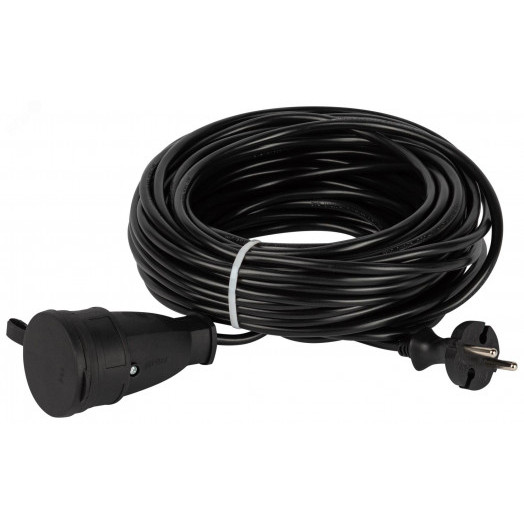 Удлинитель силовой в бухте 1 розетка без заземления 20м ПВС 2x0.75мм2 GREEN LINE BUH-6-20m Greenline ЭРА