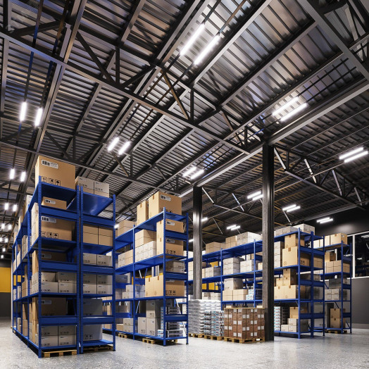 Светильник линейный ДСП 36 Вт 4000К 4320 лм 200-240В IP65 1200х58х60мм Пластик матовый сквозная проводка соеденяется в линию EVO Gauss