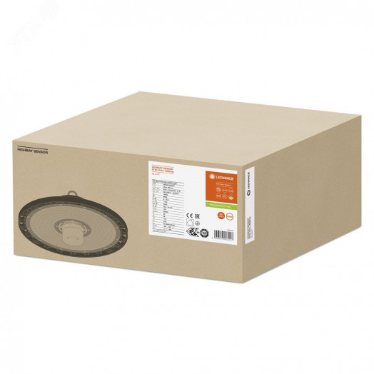 Светильник светодиодный ДСП-87Вт 4000К 13000Лм 110градусов IP65 с датчиком черный хайбей