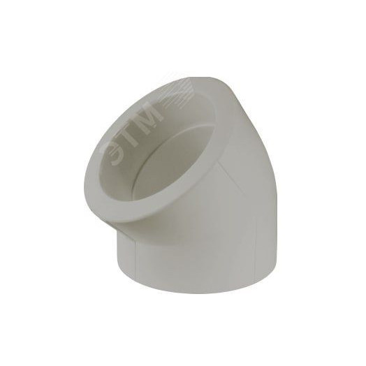 Угольник 25 мм, 45 град. полипропиленовый PPR СЕРЫЙ