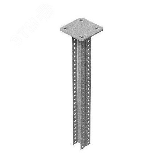 Стойка потолочная сварная двойная для средних нагрузок 30х50х800 мм, толщ. 2,5 мм, гальван. цинк