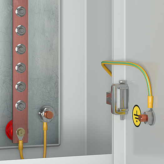 Ящик ГЗШ 20 подключений. 3х40 мм (ВхШхГ 400х310х220 мм). 475А. IP31. цвет серый Ral 7035