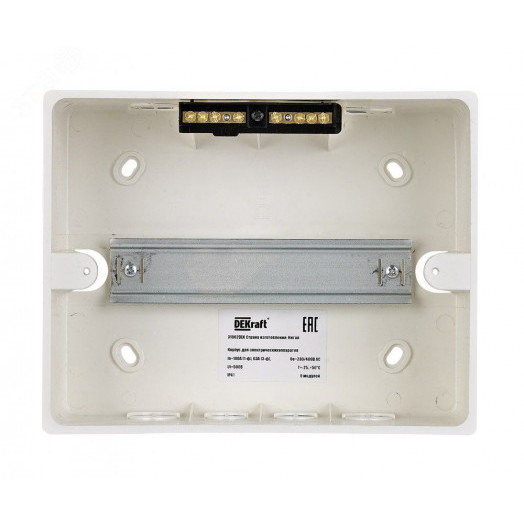 Корпус пластиковый навесной прозрачная дверь 1 ряд 9 мод. IP41 ЩРН-П