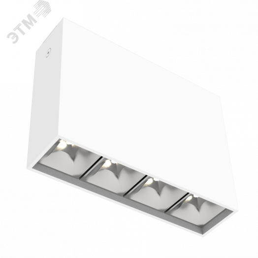 Светильник светодиодный ДПО-10Вт 4000К DL-Box Reflect Multi кососвет белый