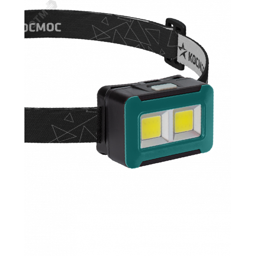 Фонарь налобный 4ВтCOBLED/3xAA/корпус ABS-пластик