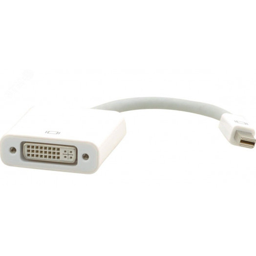 Переходник Mini DisplayPort М на DVI F, 1080p, 0.15 м., белый