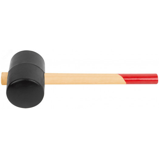 Киянка резиновая, деревянная ручка 90 мм (1200 гр)
