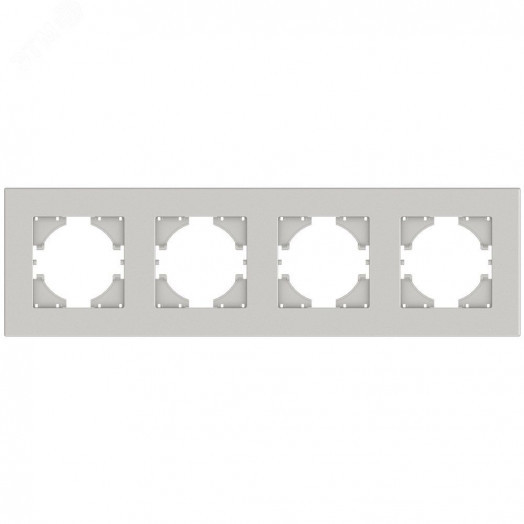 GUSI City рамка 4-местная, цвет жемчуг