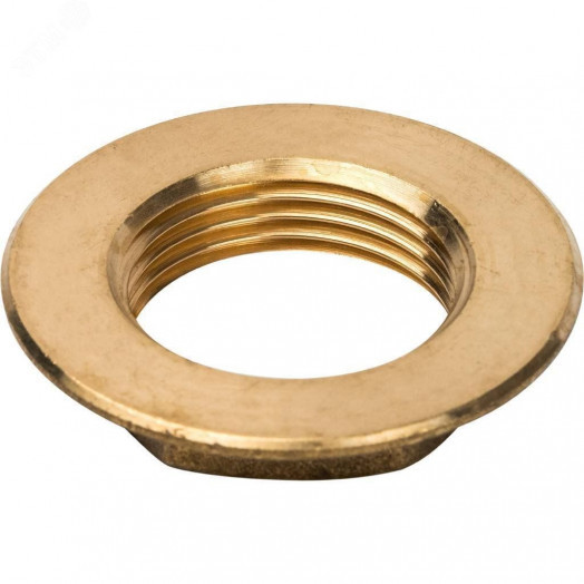 Контргайка 3/4' с упором, никелированная