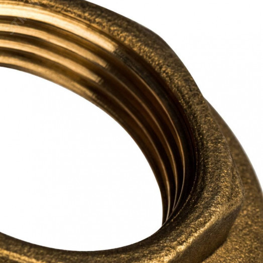 Контргайка 3/4' с упором, никелированная