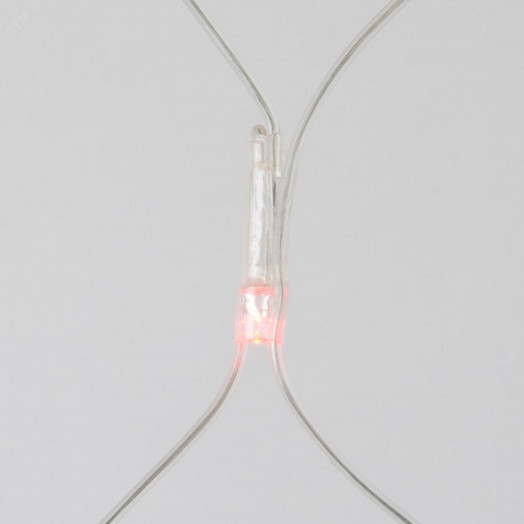 Сетка светодиодная с контроллером 240 светодиодов 2.5х2 м красная IP20 провод прозрачный ULD-N2520-240/DTA RED IP20