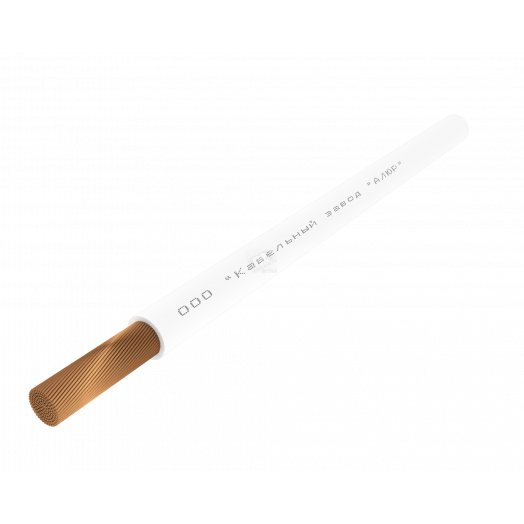 Провод силовой ПуГВнг (А)-LS 1х50 белый барабан многопроволочный