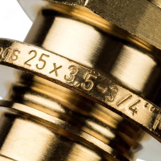 Переходник НР 25xR 3/4 для труб из сшитого полиэтилена аксиальный