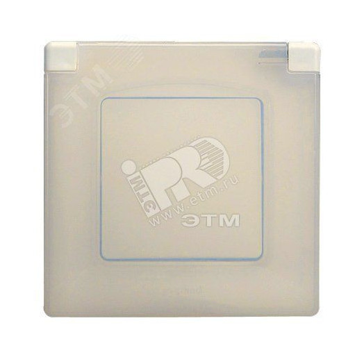 ETIKA Рамка 1 пост IP44 слоновая кость