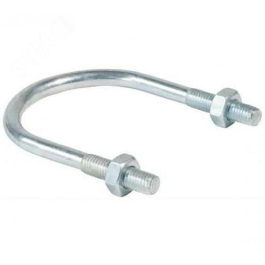 Хомут U-образный 3/8' М6 12-17 оцинкованная сталь ГОСТ 24137-80 без гаек