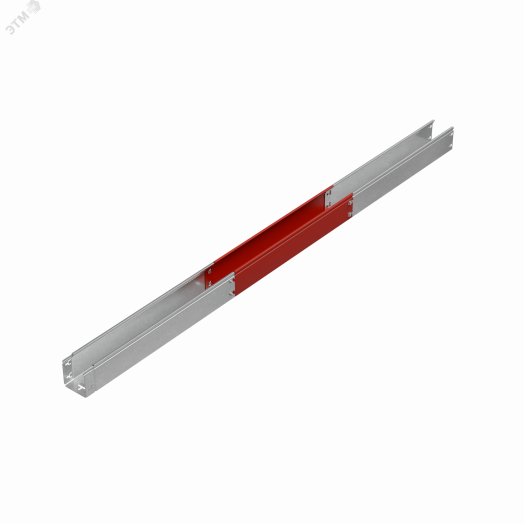 Лоток неперф. 100х100х1,0 L2000 мм Быстрый монтаж ПЛЮС