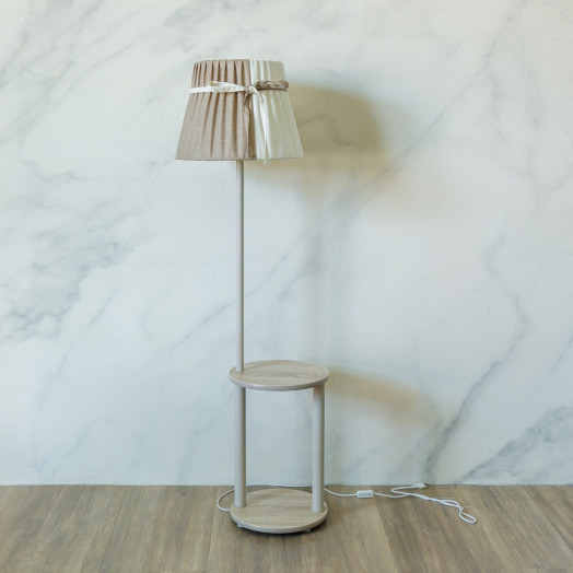 Светильник напольный НТБ 11-60-110 Бетти круг D340 с абажуром Дуэт