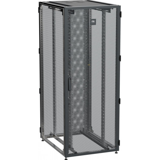 Шкаф серверный by ZPAS 19'' 45U 0.8x1.2м одностворчатые перфорированные двери черный РФ