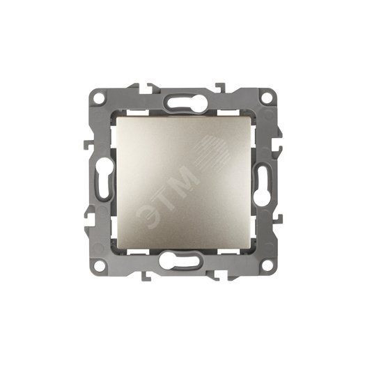 Выключатель, 10АХ-250В, Эра12, шампань,12-1101-04