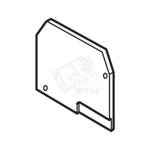 Изолятор торцевой FEM3A для M4/6.3A
